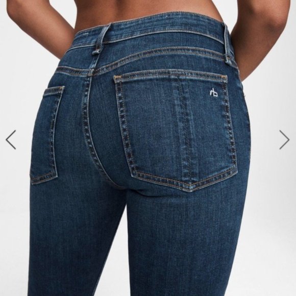 Rag & Bone Jeans Cate Mid-Rise Ankle Skinny Size 25 - Picture 3 of 10